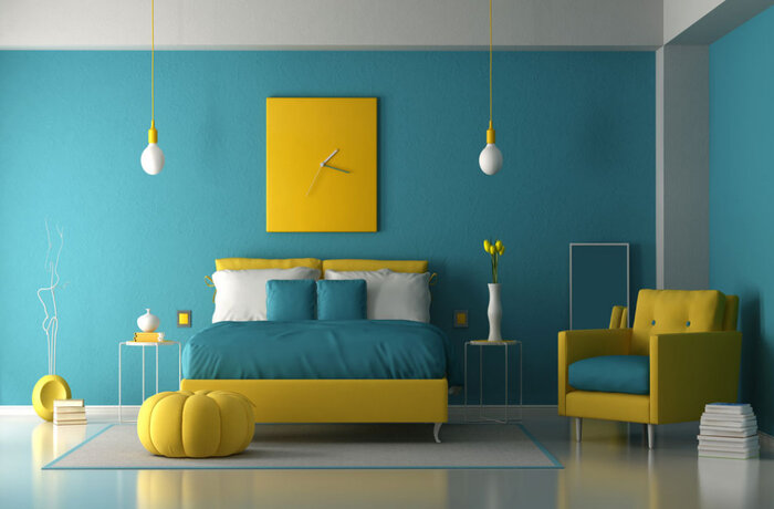 انتخاب رنگ برای اتاق خواب